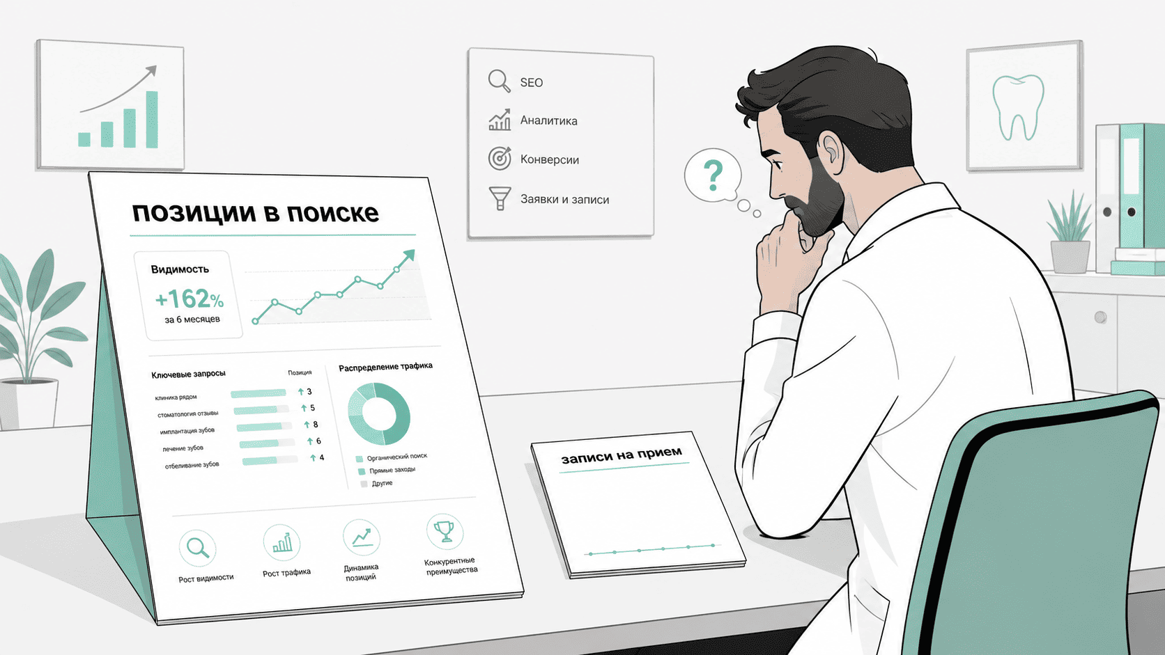 Аналитика SEO для стоматологии