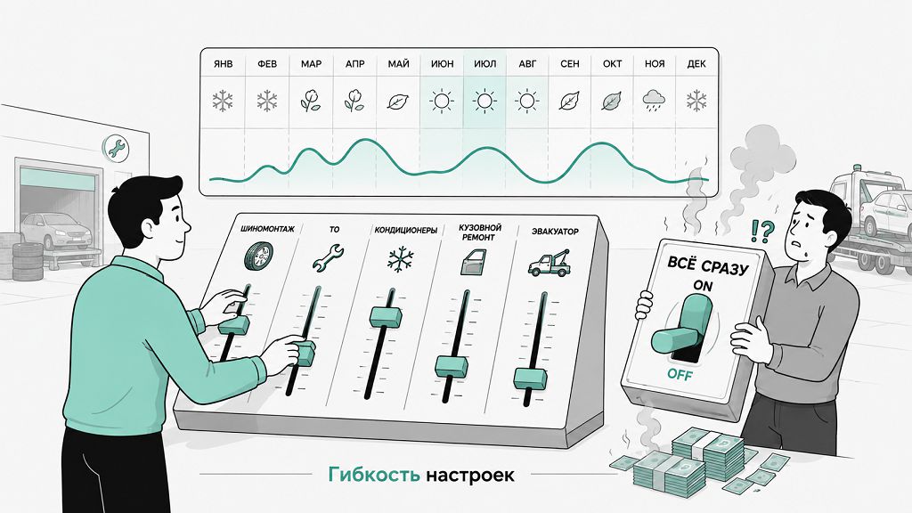 Как &laquo;сгладить&raquo; сезонность правильной структурой кампаний
