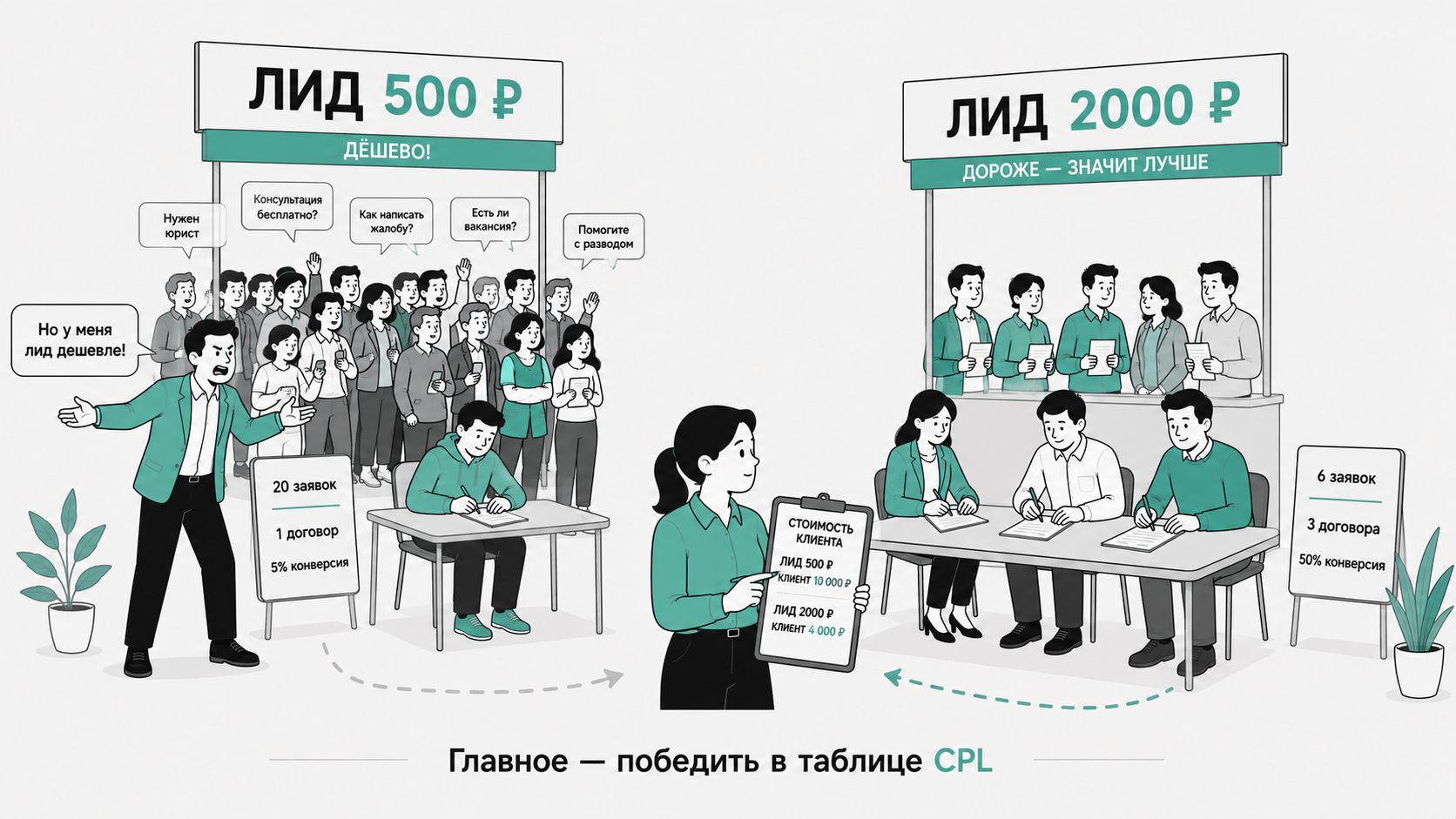 Почему стоимость клиента важнее стоимости заявки