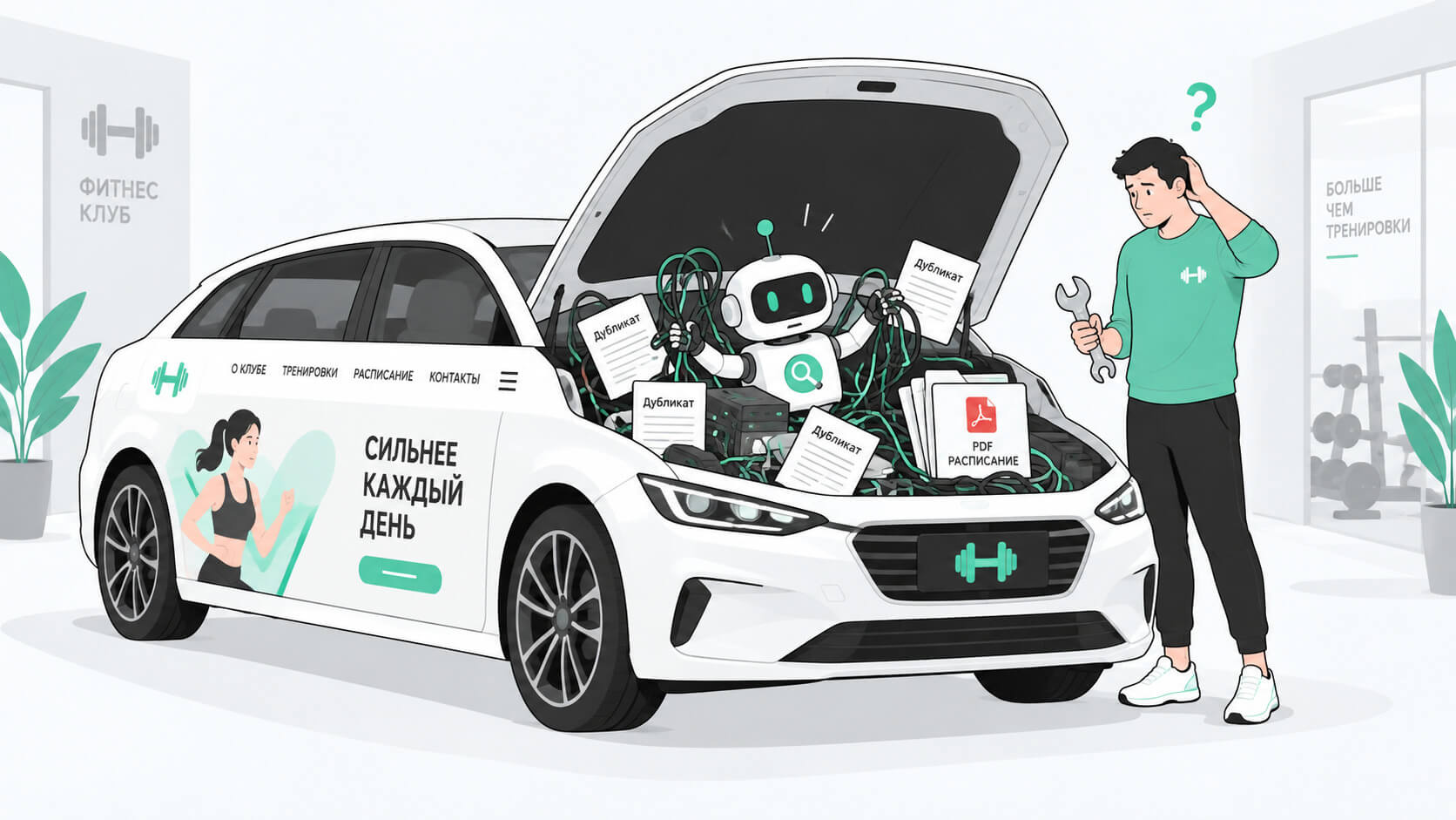 SEO-работы фитнес-клуба