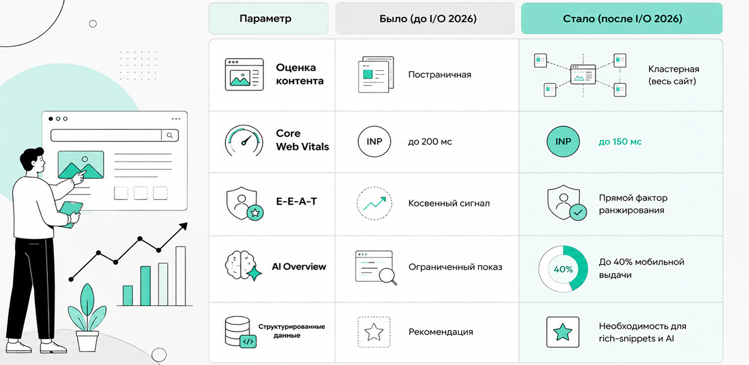 изменения алгоритмов Google после I/O