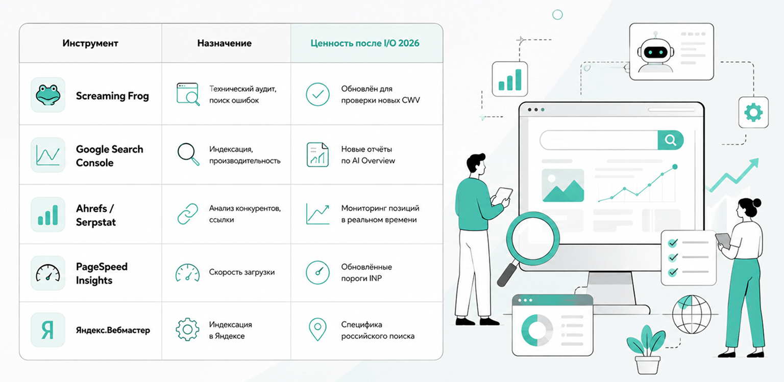 SEO-инструменты для технического аудита