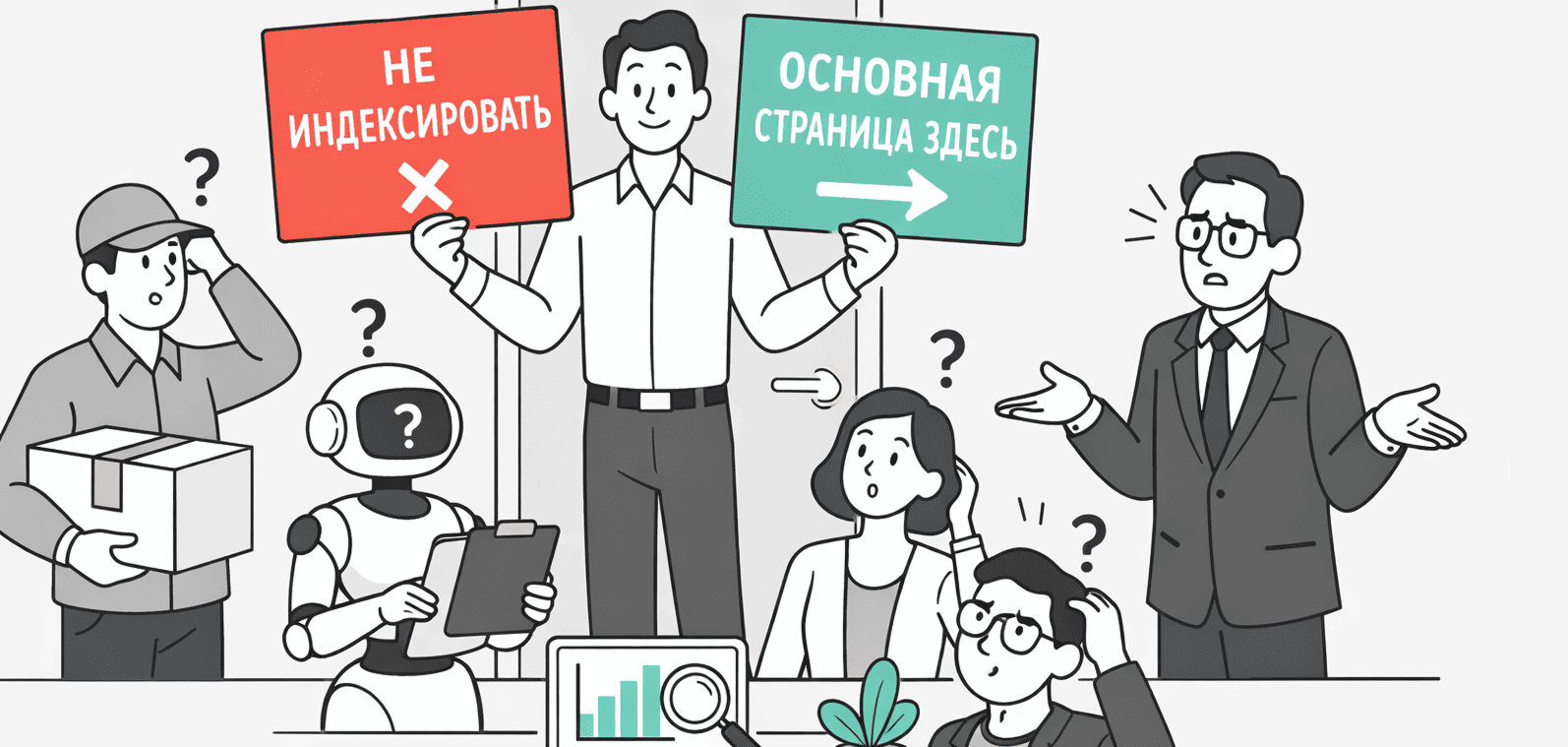 Конфликт canonical и noindex