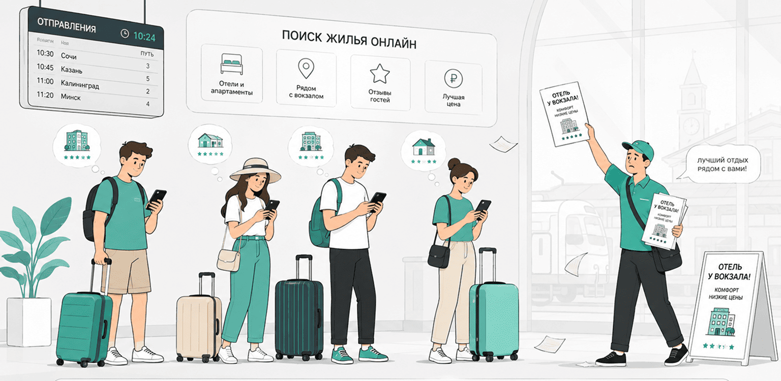 Статистика поискового трафика в гостиничном бизнесе